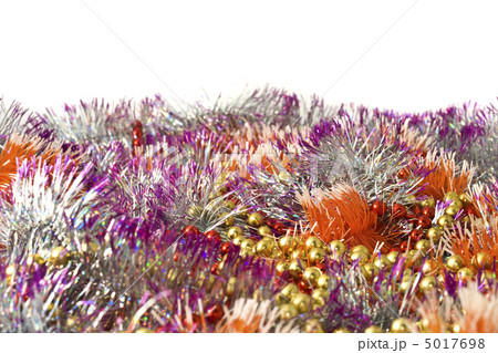 Christmas and New Year decoration - colorful bright tinsel Christmas and New Year decoration - colorful bright tinsel 5017698