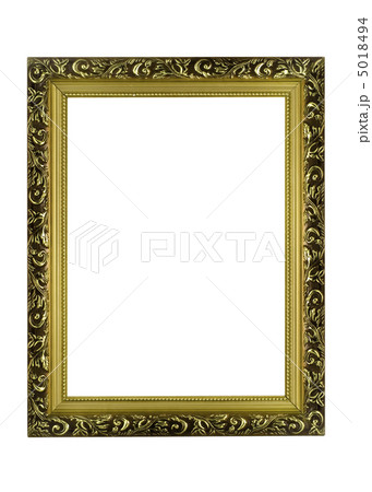 Empty golden Frame for picture or portrait 5018494