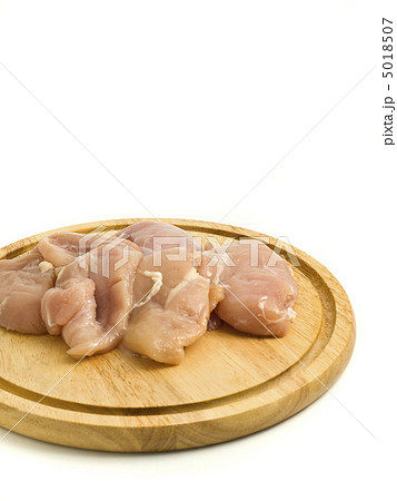 Close-up of raw Chicken fillet on hardboard Close-up of raw Chicken fillet on hardboard 5018507