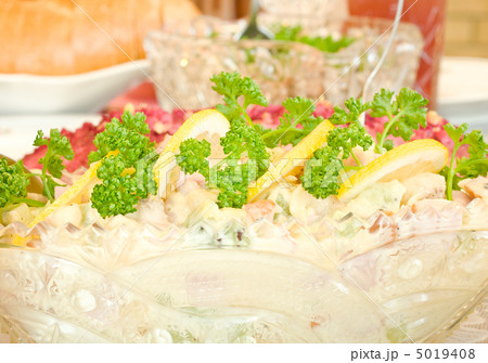 Salad with lemon - Banquet in the restaurant Salad with lemon - Banquet in the restaurant 5019408