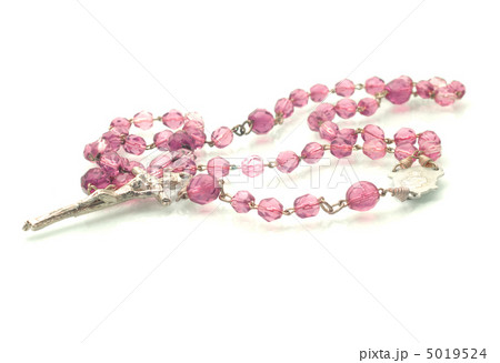 Beautiful Rosary over white 5019524