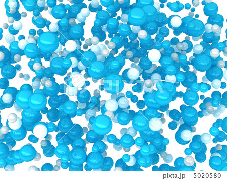 Abstract white and blue balls isolated Abstract white and blue balls isolated 5020580
