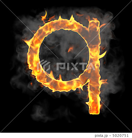 Burning and flame font Q letter Burning and flame font Q letter 5020751