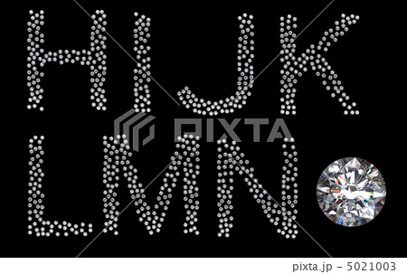 Diamond H-N letters with large gemstone 5021003