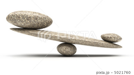 Pebble stability scales with large and small stones 5021760