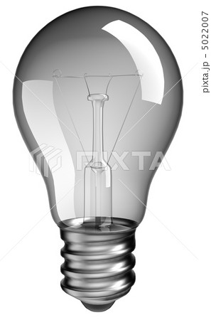 Solution or idea: lightbulb over white 5022007