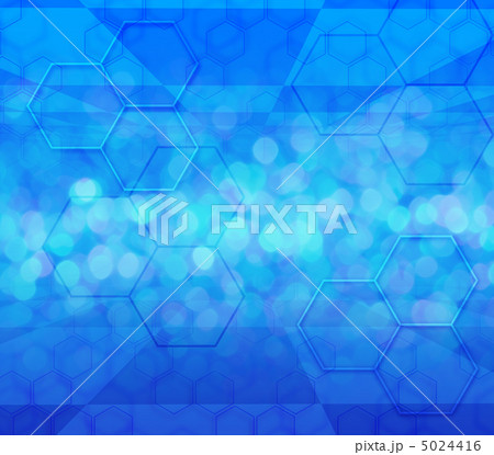 六角形の分子構造・DNAイメージ/背景画像 六角形の分子構造・DNAイメージ/背景画像 5024416