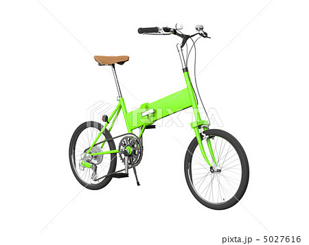折りたたみ自転車　グリーン 5027616