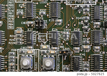 電子基盤 8の写真素材