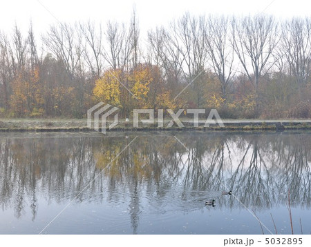 レーゲンスブルク 朝もやに包まれた運河 レーゲンスブルク 朝もやに包まれた運河 5032895