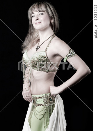 The woman in east dancing suit 5035313