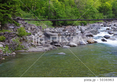 新穂高温泉　露天風呂 5036963