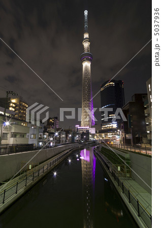 北十間川と東京スカイツリー 5037936