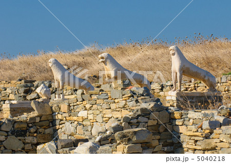 The Terrace of the Lions, Delos island, Greece 5040218
