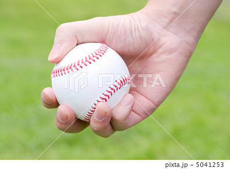 野球ボールの写真素材