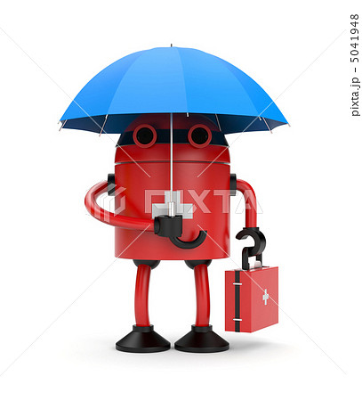 Doctor robot with umbrella 5041948