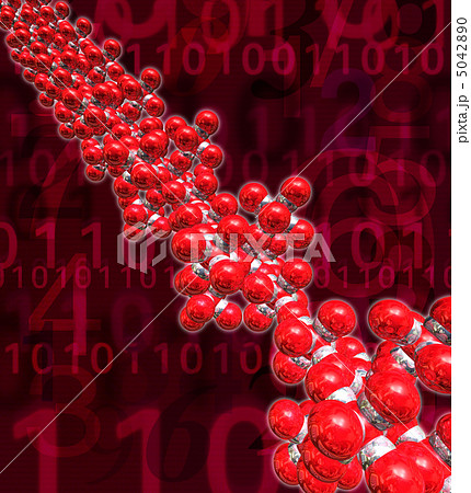 高分子構造のイメージのイラスト素材 504