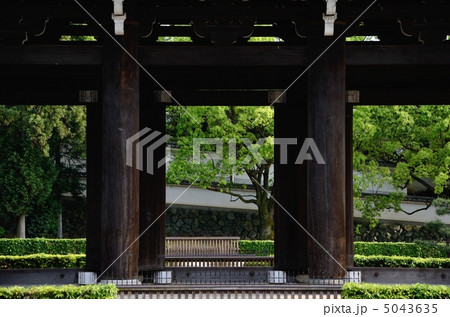 東福寺の三門と新緑 5043635