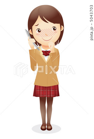 女子学生イラスト 5043703