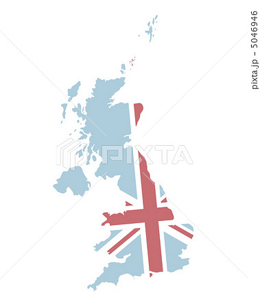 イギリス 地図のイラスト素材 5046946 Pixta