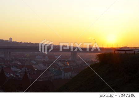 sunrise over the city sunrise over the city 5047286