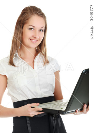 Young Businesswoman With Laptop Young Businesswoman With Laptop 5049777