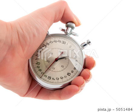 Stopwatch in hand isolated Stopwatch in hand isolated 5051484