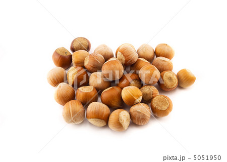 hazelnuts isolated on white hazelnuts isolated on white 5051950