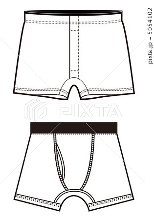 メンズインナーイラストのイラスト素材 5054102 Pixta