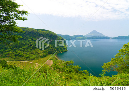 鹿児島　指宿　新永吉の棚田　池田湖　開聞岳 5056416