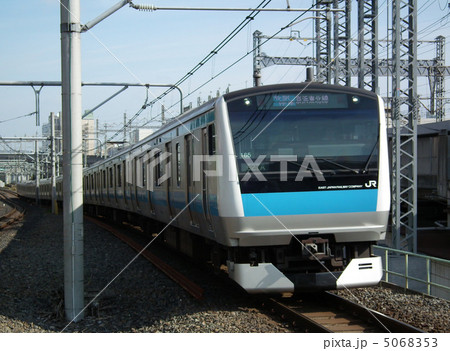 京浜東北線　Ｅ233系　西日暮里駅 5068353