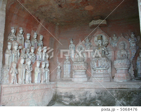 大足 世界遺産 北山石刻 大足 世界遺産 北山石刻 5068476