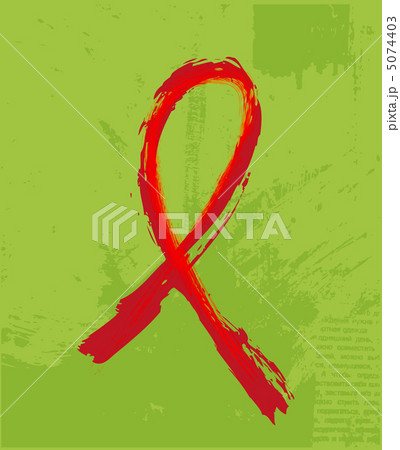 Red Support Ribbon on the grunge background Red Support Ribbon on the grunge background 5074403
