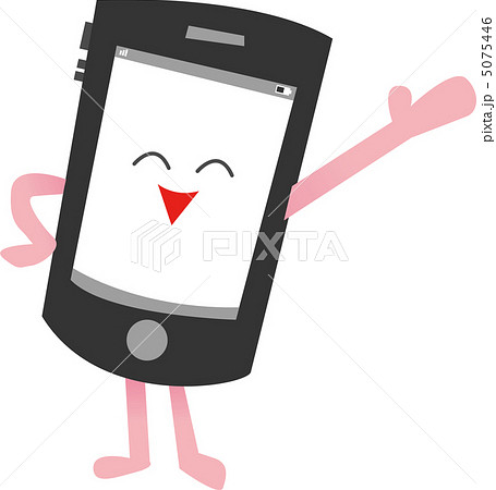 スマホ　イラスト（スマホ・携帯サイトのURL紹介にオススメ！） 5075446