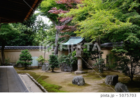 大徳寺、興臨院の北庭 5075703