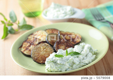Tzatziki and roasted eggplant Tzatziki and roasted eggplant 5079008
