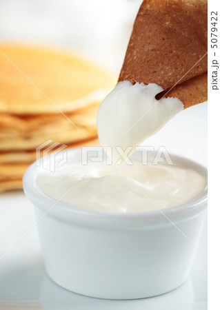 Crepe with sour cream Crepe with sour cream 5079422
