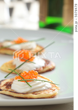 Blinis with caviar 5079479