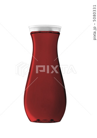 Red cosmetics bottle isolated Red cosmetics bottle isolated 5080331