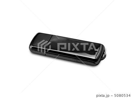 Usb flash drive on the white 5080534