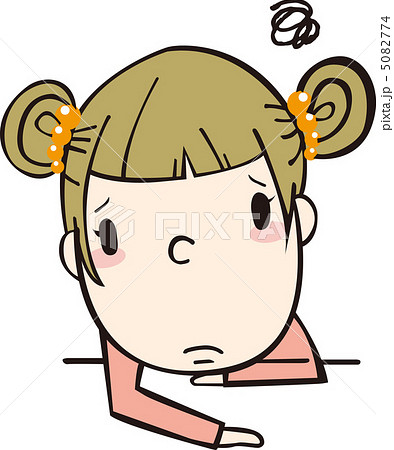 子供のストレスのイラスト素材