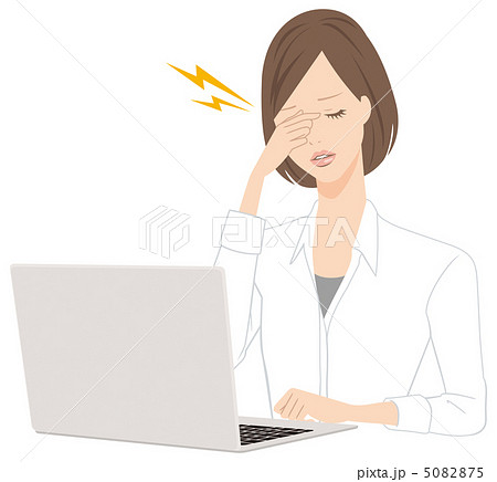 眼の疲れ 5082875