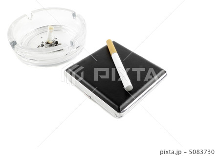 electric cigarette and a real cigarette concept 5083730