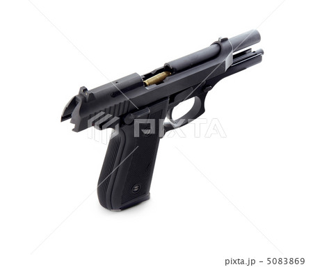 Handgun with loaded bullet Handgun with loaded bullet 5083869