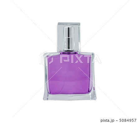 women's perfume in beautiful bottle isolated on white 5084957