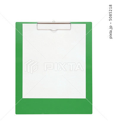 white blank papper with  pin isolated on white background 5085218