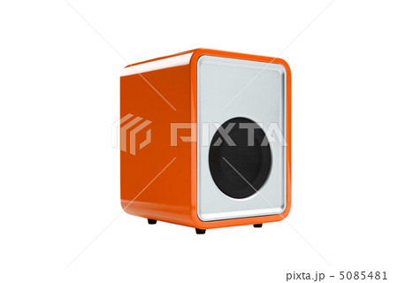 orange Radio receiver isolated 5085481