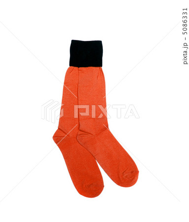 a pair of orange socks a pair of orange socks 5086331