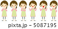 主婦・表情パターン 5087195