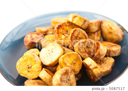 bananas in caramel lying on a plate bananas in caramel lying on a plate 5087517